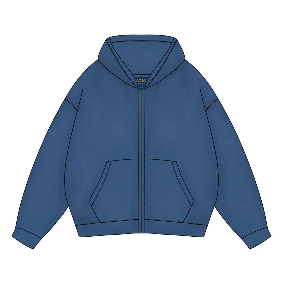 Mnml Zip Up - Navy